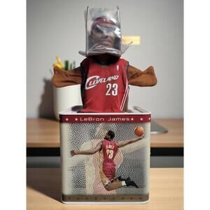 LeBron James NBA Jack-in-the-Box Toy Upper Deck Jox Box Cavs#23 Rare Collectible